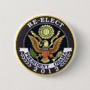 Search for re elect obama badges Democrat
