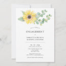 Search for sunflower engagement party invitations Elegant