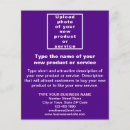 Search for purples flyers Customer