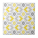 Search for yellow geometric tiles Retro
