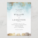 Search for ethereal wedding invitations Gold