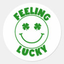 Search for feel lucky stickers Shamrock