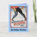 Search for snow skiing birthday cards Snowboard