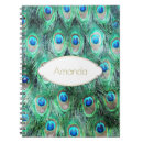 Search for peacock feathers notebooks Watercolor