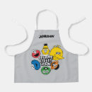 Search for baby monster aprons Colourful