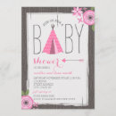 Search for arrow baby shower invitations Teepee