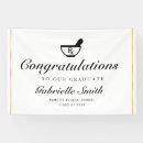 Search for black and gold graduation banners Grad party