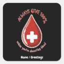 Search for giving blood stickers Donor