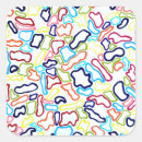 Search for square funky stickers Red