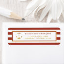 Search for gold anchor return address labels Sailor