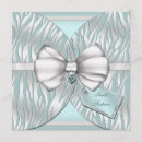 Search for teal and silver sweet 16 invitations Elegant