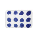Search for indigo blue bath mats Watercolor