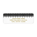 Search for black lace return address labels Glamour