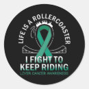 Search for green awareness ribbon stickers Cancer