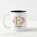 Search for monogram letter e mugs Initial