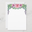 Search for blank floral wedding invitations Watercolor