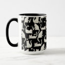 Search for black and white cat mugs Kittens
