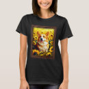 Search for corgi womens tshirts Floral