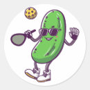 Search for funny cucumber stickers Pickleball
