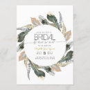 Search for feather bridal shower invitations Bohemian