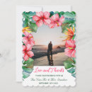 Search for tropical wedding thank you cards Luau