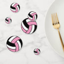 Search for volleyball confetti White