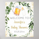Search for baby is brewing welcome signs Greenery