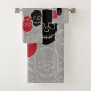 Search for skulls bath towels Halloween