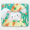 Search for rabbit with carrots mousepads Adorable