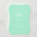 Search for mint birthday invitations Cute