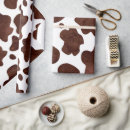 Search for cow spots wrapping paper Brown and white