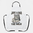 Search for cat dad aprons Father'sday