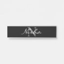 Search for name door signs Black