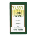 Search for corn labels Relish