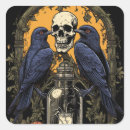 Search for raven skull stickers Goth