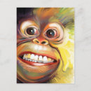 Search for monkey face postcards Ape