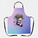 Search for candy cane decor aprons Winter