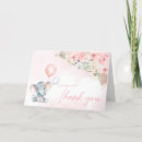 Search for elephant thank you cards Pink