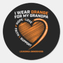 Search for multiple sclerosis orange ribbon stickers Leukaemia survivor
