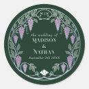 Search for art nouveau wedding stickers Elegant