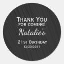 Search for 21st birthday celebration stickers Elegant