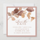 Search for fall leaves save the dates Simple