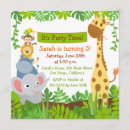 Search for funny 3rd birthday invitations Jungle