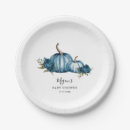 Search for pumpkin baby shower plates Autumn