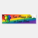 Search for white guy bumper stickers Rainbow