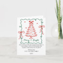 Search for nostalgic christmas cards Red and green