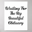 Search for obituaries posters Big beautiful
