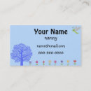 Search for nanny business cards Care
