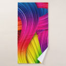 Search for colorful bath towels Pattern