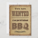 Search for western bbq invitations Rustic